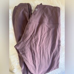 Lululemon align leggings size 0 purple